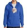 Tall Essential Fleece Full Zip Hooded Sweatshirt Thumbnail