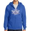 Tall Essential Fleece Full Zip Hooded Sweatshirt Thumbnail