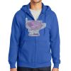 Tall Essential Fleece Full Zip Hooded Sweatshirt Thumbnail