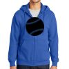Tall Essential Fleece Full Zip Hooded Sweatshirt Thumbnail