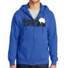 Tall Essential Fleece Full Zip Hooded Sweatshirt Thumbnail