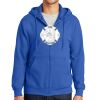 Tall Essential Fleece Full Zip Hooded Sweatshirt Thumbnail