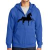 Tall Essential Fleece Full Zip Hooded Sweatshirt Thumbnail