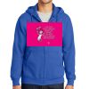 Tall Essential Fleece Full Zip Hooded Sweatshirt Thumbnail