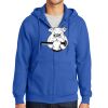 Tall Essential Fleece Full Zip Hooded Sweatshirt Thumbnail