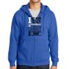 Tall Essential Fleece Full Zip Hooded Sweatshirt Thumbnail