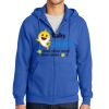 Tall Essential Fleece Full Zip Hooded Sweatshirt Thumbnail