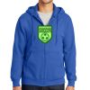 Tall Essential Fleece Full Zip Hooded Sweatshirt Thumbnail