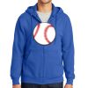Tall Essential Fleece Full Zip Hooded Sweatshirt Thumbnail