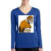 Women's Long Sleeve PosiCharge ® Competitor V Neck Tee Thumbnail