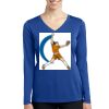 Women's Long Sleeve PosiCharge ® Competitor V Neck Tee Thumbnail
