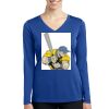 Women's Long Sleeve PosiCharge ® Competitor V Neck Tee Thumbnail