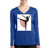 Women's Long Sleeve PosiCharge ® Competitor V Neck Tee Thumbnail