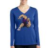 Women's Long Sleeve PosiCharge ® Competitor V Neck Tee Thumbnail