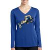 Women's Long Sleeve PosiCharge ® Competitor V Neck Tee Thumbnail
