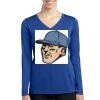 Women's Long Sleeve PosiCharge ® Competitor V Neck Tee Thumbnail