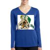 Women's Long Sleeve PosiCharge ® Competitor V Neck Tee Thumbnail