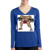Women's Long Sleeve PosiCharge ® Competitor V Neck Tee Thumbnail