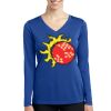 Women's Long Sleeve PosiCharge ® Competitor V Neck Tee Thumbnail