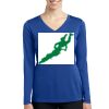Women's Long Sleeve PosiCharge ® Competitor V Neck Tee Thumbnail