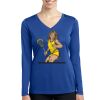 Women's Long Sleeve PosiCharge ® Competitor V Neck Tee Thumbnail