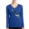 Women's Long Sleeve PosiCharge ® Competitor V Neck Tee Thumbnail