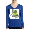 Women's Long Sleeve PosiCharge ® Competitor V Neck Tee Thumbnail