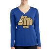 Women's Long Sleeve PosiCharge ® Competitor V Neck Tee Thumbnail