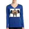 Women's Long Sleeve PosiCharge ® Competitor V Neck Tee Thumbnail