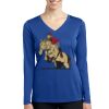 Women's Long Sleeve PosiCharge ® Competitor V Neck Tee Thumbnail