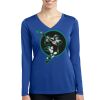 Women's Long Sleeve PosiCharge ® Competitor V Neck Tee Thumbnail