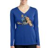 Women's Long Sleeve PosiCharge ® Competitor V Neck Tee Thumbnail