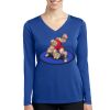 Women's Long Sleeve PosiCharge ® Competitor V Neck Tee Thumbnail