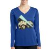 Women's Long Sleeve PosiCharge ® Competitor V Neck Tee Thumbnail
