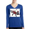 Women's Long Sleeve PosiCharge ® Competitor V Neck Tee Thumbnail