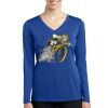 Women's Long Sleeve PosiCharge ® Competitor V Neck Tee Thumbnail