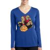 Women's Long Sleeve PosiCharge ® Competitor V Neck Tee Thumbnail
