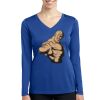 Women's Long Sleeve PosiCharge ® Competitor V Neck Tee Thumbnail