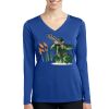 Women's Long Sleeve PosiCharge ® Competitor V Neck Tee Thumbnail
