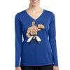 Women's Long Sleeve PosiCharge ® Competitor V Neck Tee Thumbnail