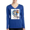 Women's Long Sleeve PosiCharge ® Competitor V Neck Tee Thumbnail