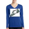 Women's Long Sleeve PosiCharge ® Competitor V Neck Tee Thumbnail