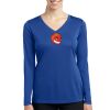 Women's Long Sleeve PosiCharge ® Competitor V Neck Tee Thumbnail