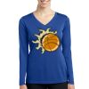Women's Long Sleeve PosiCharge ® Competitor V Neck Tee Thumbnail
