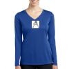 Women's Long Sleeve PosiCharge ® Competitor V Neck Tee Thumbnail