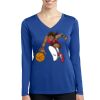 Women's Long Sleeve PosiCharge ® Competitor V Neck Tee Thumbnail