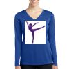 Women's Long Sleeve PosiCharge ® Competitor V Neck Tee Thumbnail