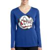 Women's Long Sleeve PosiCharge ® Competitor V Neck Tee Thumbnail