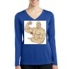 Women's Long Sleeve PosiCharge ® Competitor V Neck Tee Thumbnail