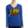 Women's Long Sleeve PosiCharge ® Competitor V Neck Tee Thumbnail